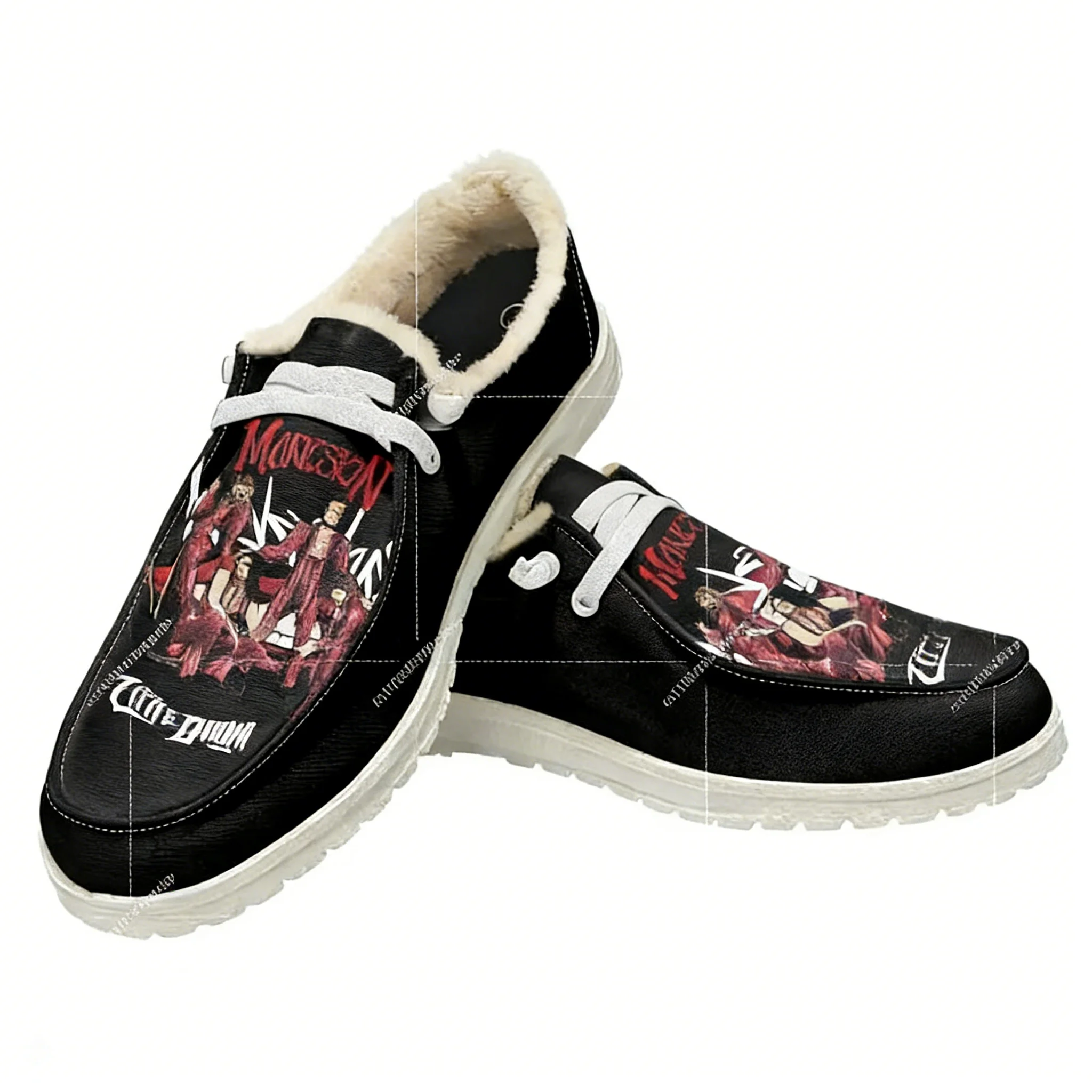 Oxford Lace Up Women - Sepatu Kasual Band Rock Maneskin Sepatu