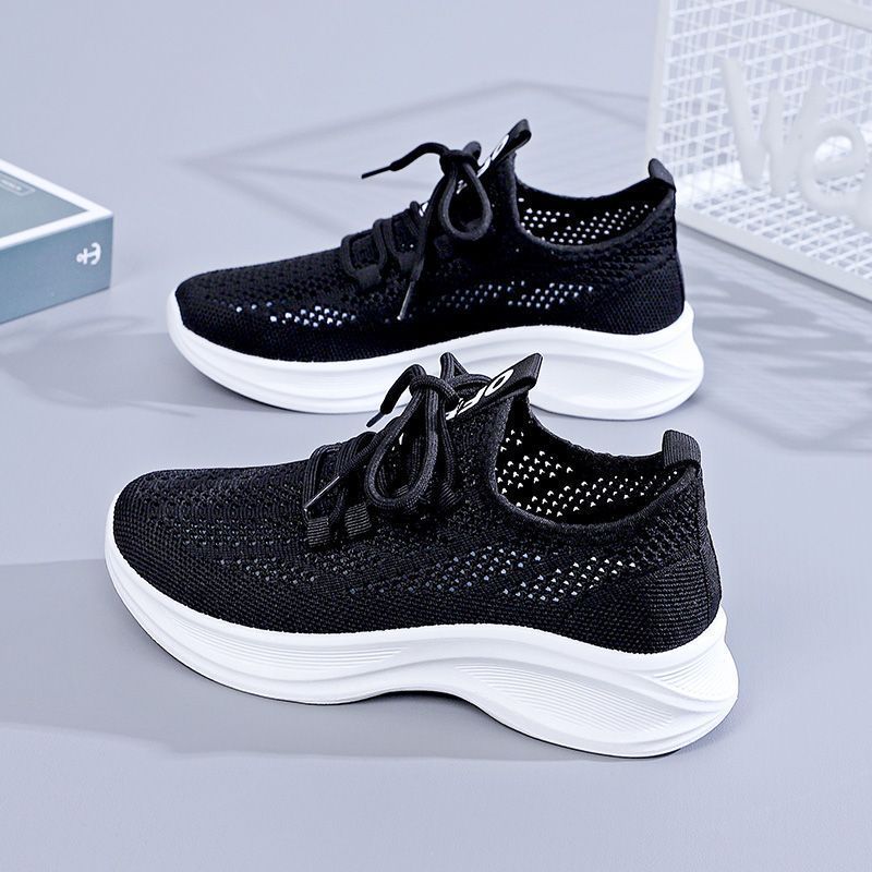 Women Shoes Qc - Sepatu Sneakers Wanita Summer Hollow Mesh,