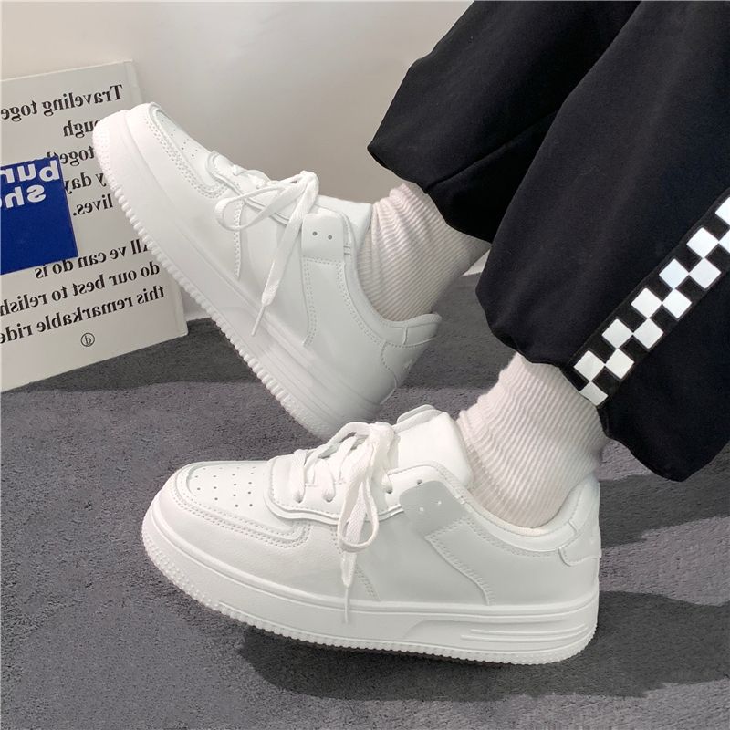 Women Shoes Zoom - Sepatu Kasual Putih Wanita Musim Semi