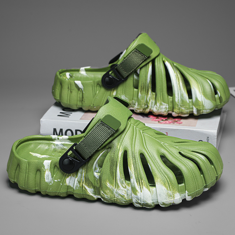Women Shoes Us To Eu - Sandal kamuflase Monstera Deliciosa Sandal Wanita