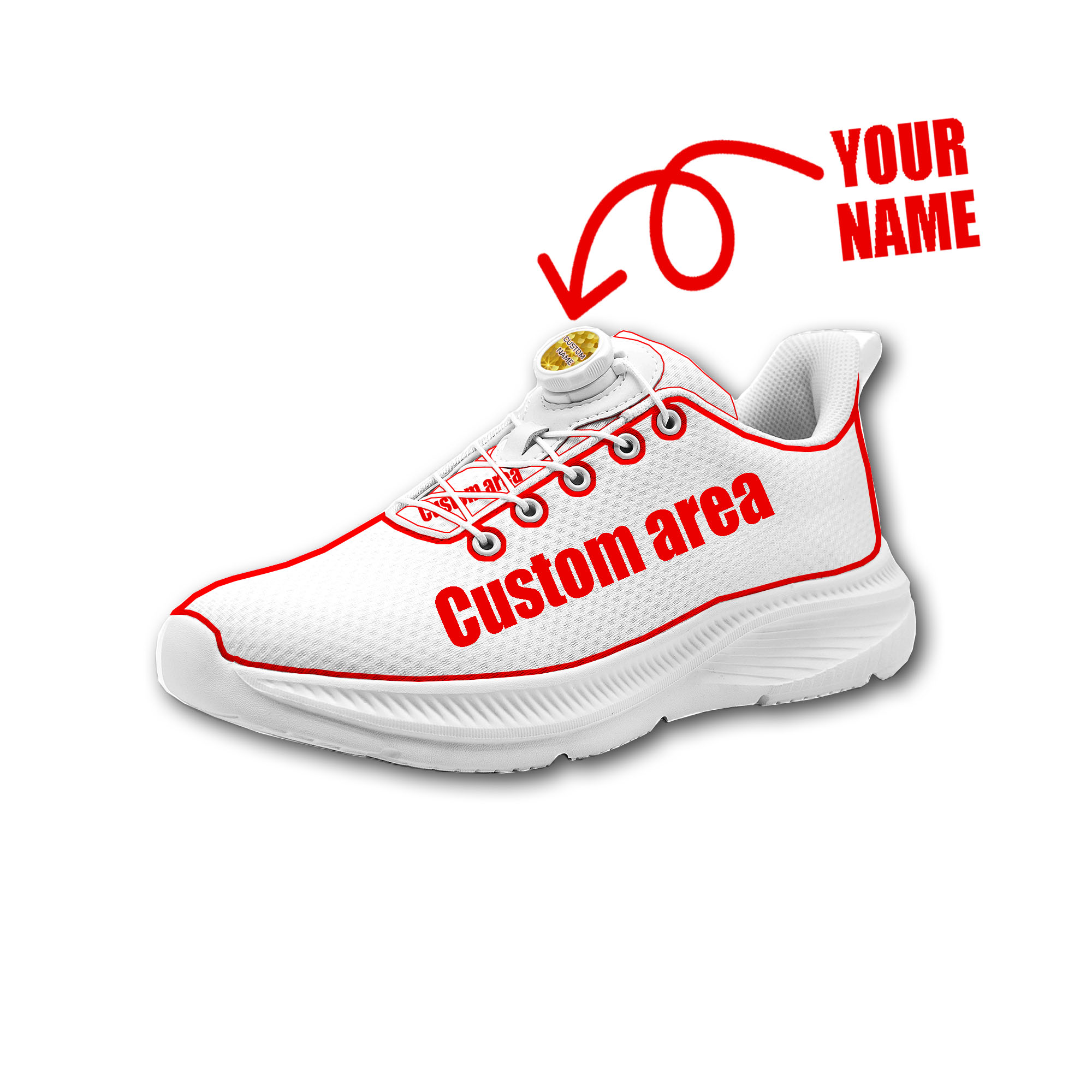Women Shoes Logo - Sepatu Jalan Kustom Pria Wanita Kancing