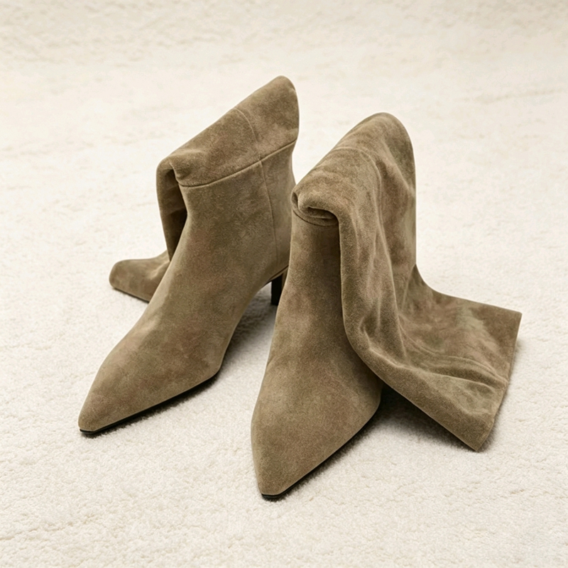 Women Shoes Mk - Sepatu Bot Setinggi Lutut Musim Gugur