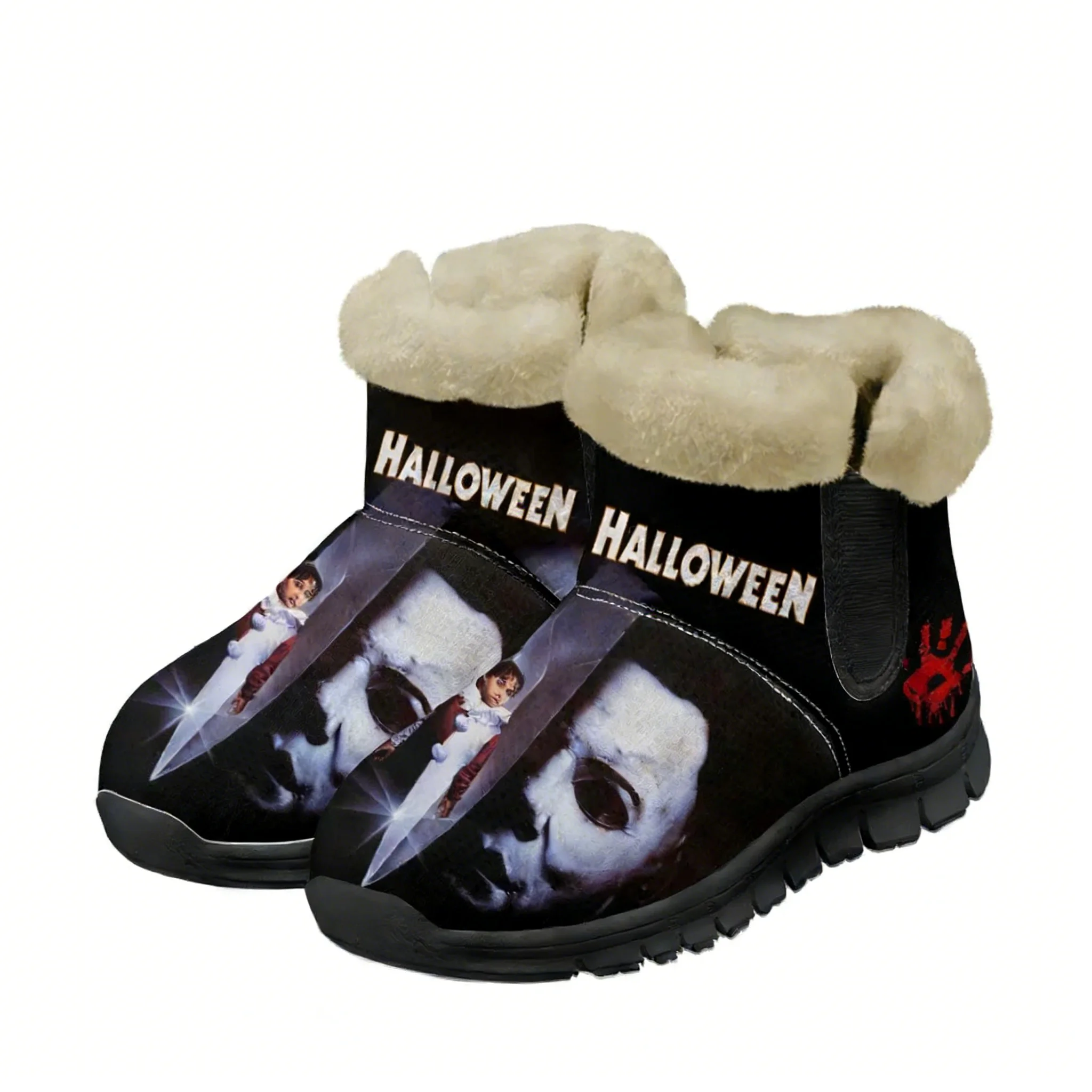 Women Shoes Myer - Sepatu Bot Salju Michael Myers Halloween