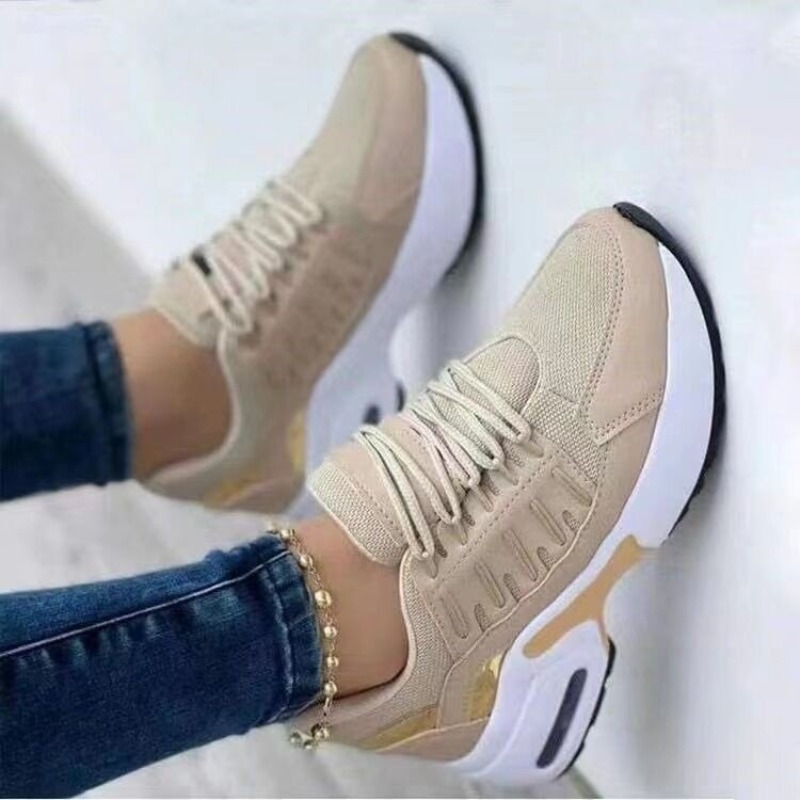 Women Shoes Qc - Sepatu kets modis wanita dengan bantalan