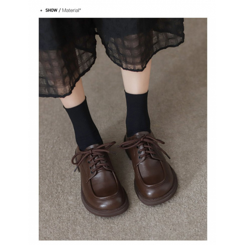 Oxford Lace Up Women - Sepatu Loafer & Oxford Slip-On Berbahan