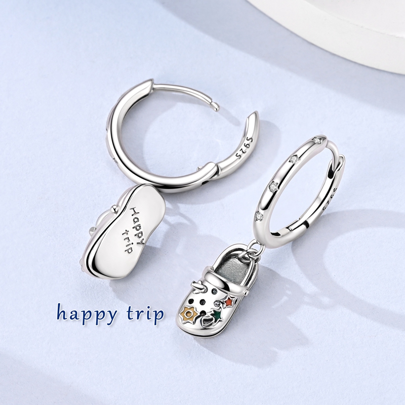 Anting-anting Huggie Hoop Gaya - Women'S Shoes Crocs ulasan dan harga