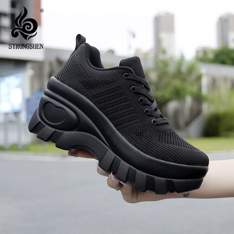 STRONGSHEN sepatu kets Platfor - Women Shoes Qc ulasan dan harga