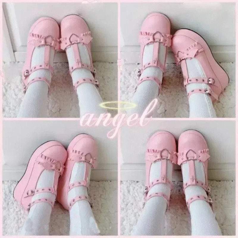 Sepatu Mary Janes Wedges Gespe - Women'S Shoes Popular ulasan dan harga