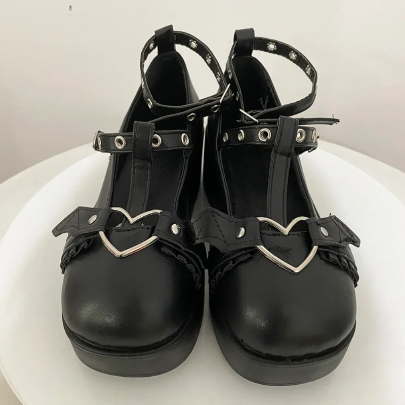Sepatu Mary Janes Wedges Gespe - Women'S Shoes Popular ulasan dan harga