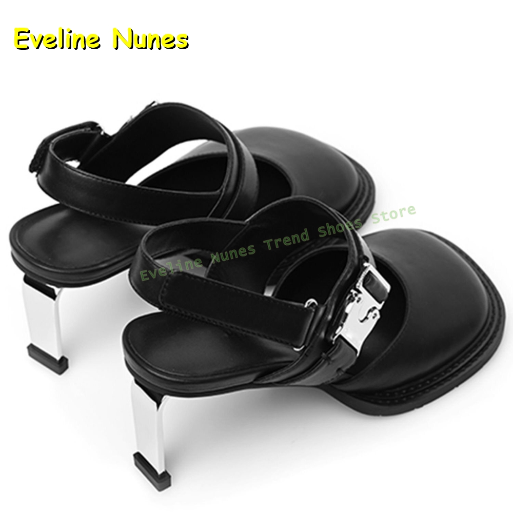 Sandal Wanita Hitam Model Mary - Square Toe Mule ulasan dan harga