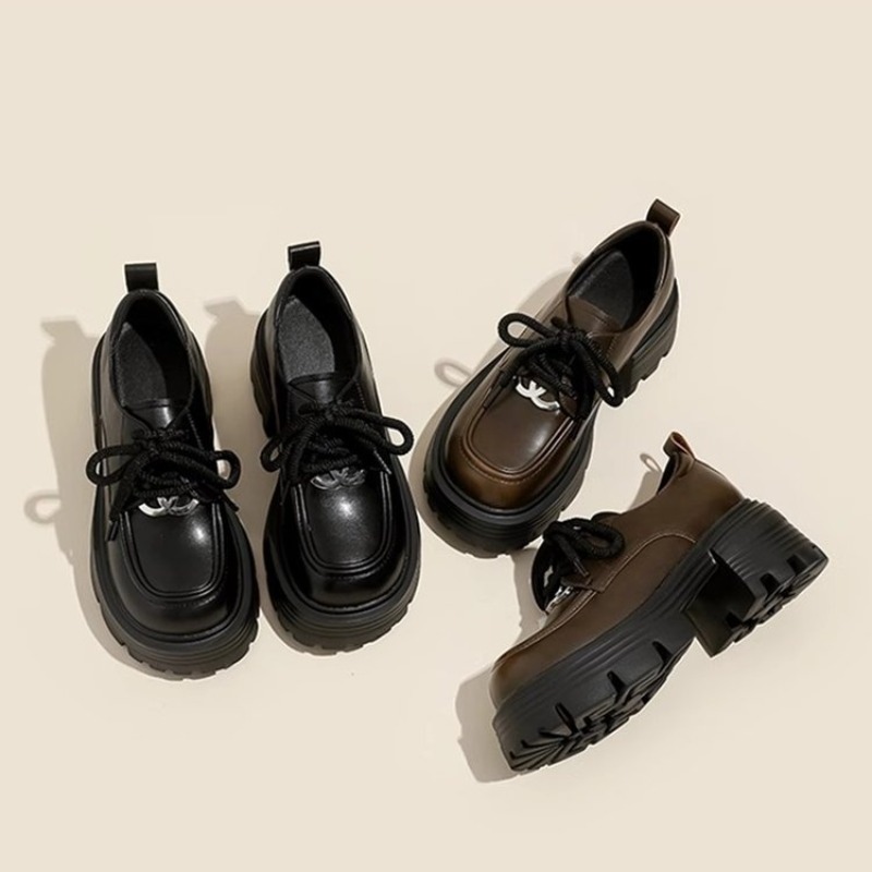 Sepatu Oxford Platform Putih W - Oxford Lace Up Women ulasan dan harga