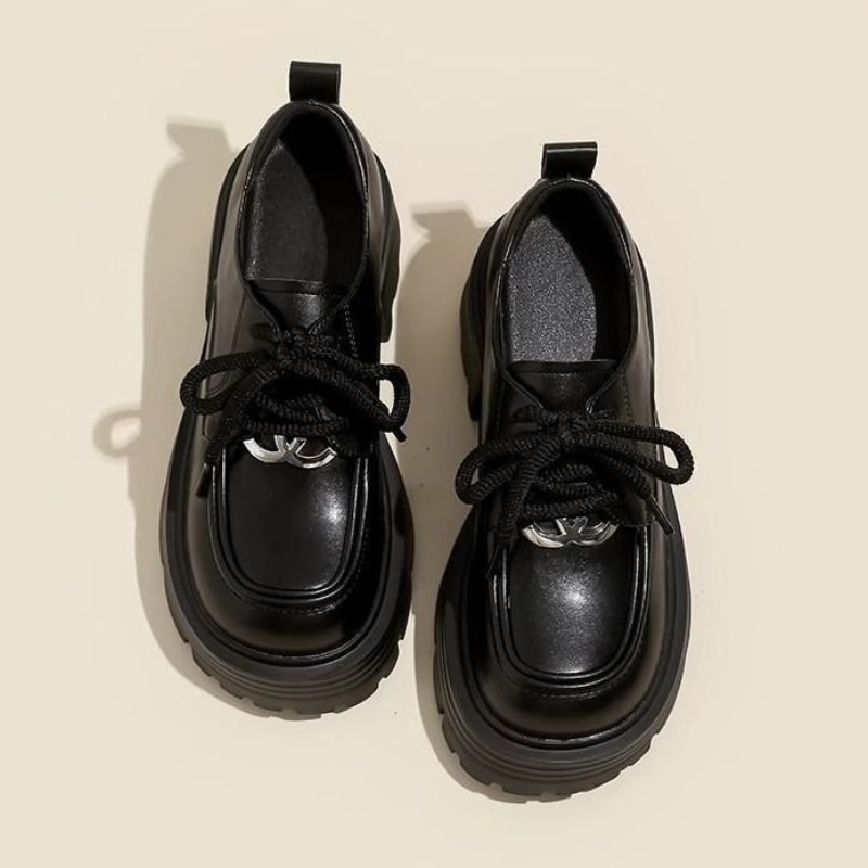 Sepatu Oxford Platform Putih W - Oxford Lace Up Women ulasan dan harga