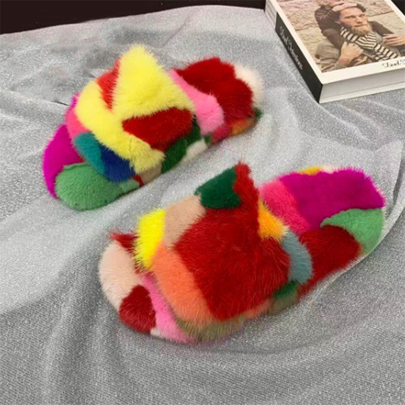 Sandal Wanita Berbulu Lembut,  - Women Shoes Winter ulasan dan harga