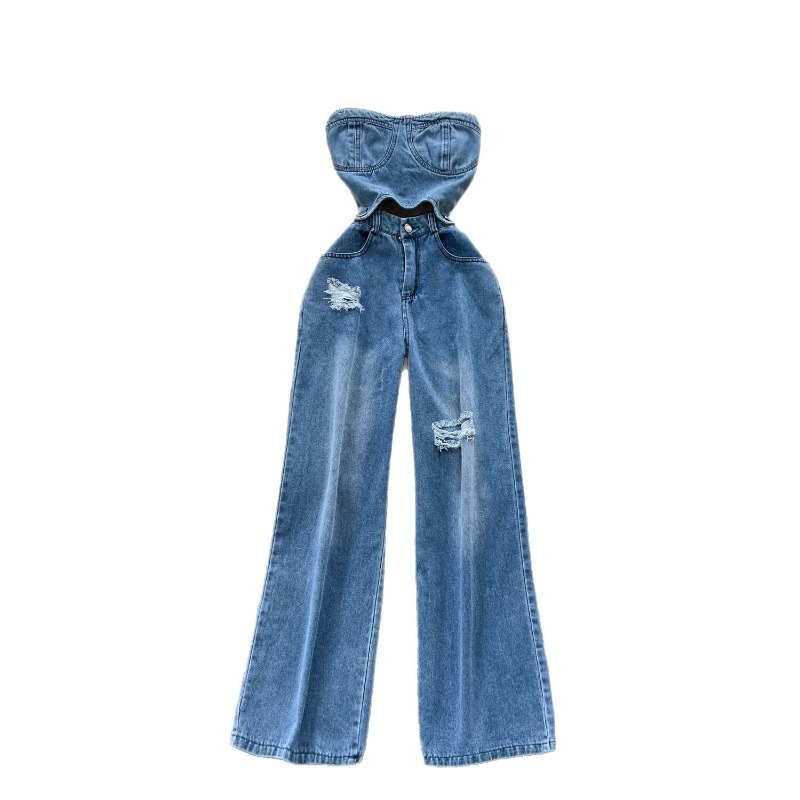 Jumpsuit Denim Wanita Satu Pot - Women'S Shoes X Wide ulasan dan harga