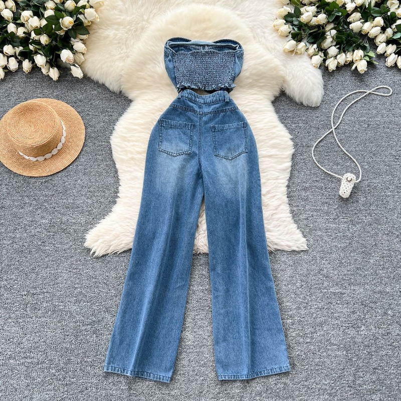 Jumpsuit Denim Wanita Satu Pot - Women'S Shoes X Wide ulasan dan harga