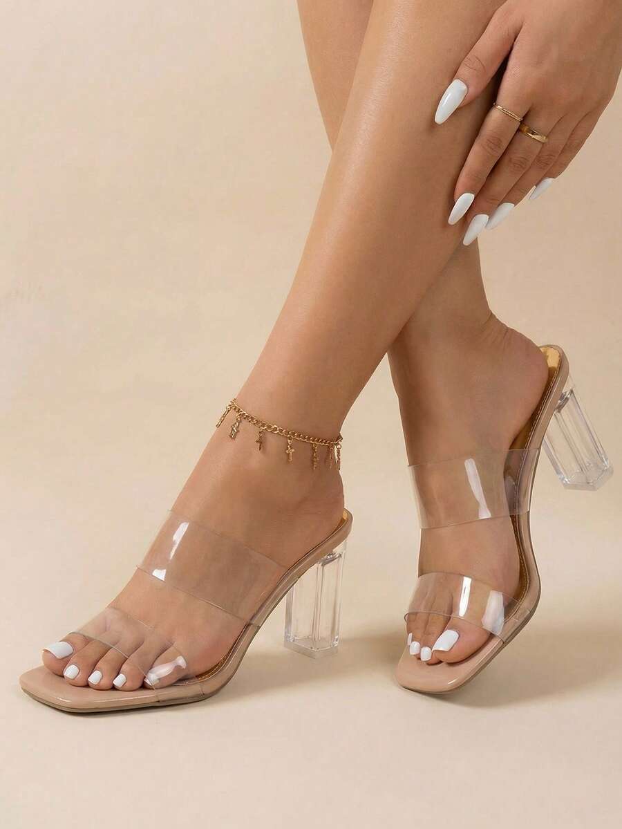 Sandal Hak Tinggi Terbuka, San - Jelly Sandal Women ulasan dan harga