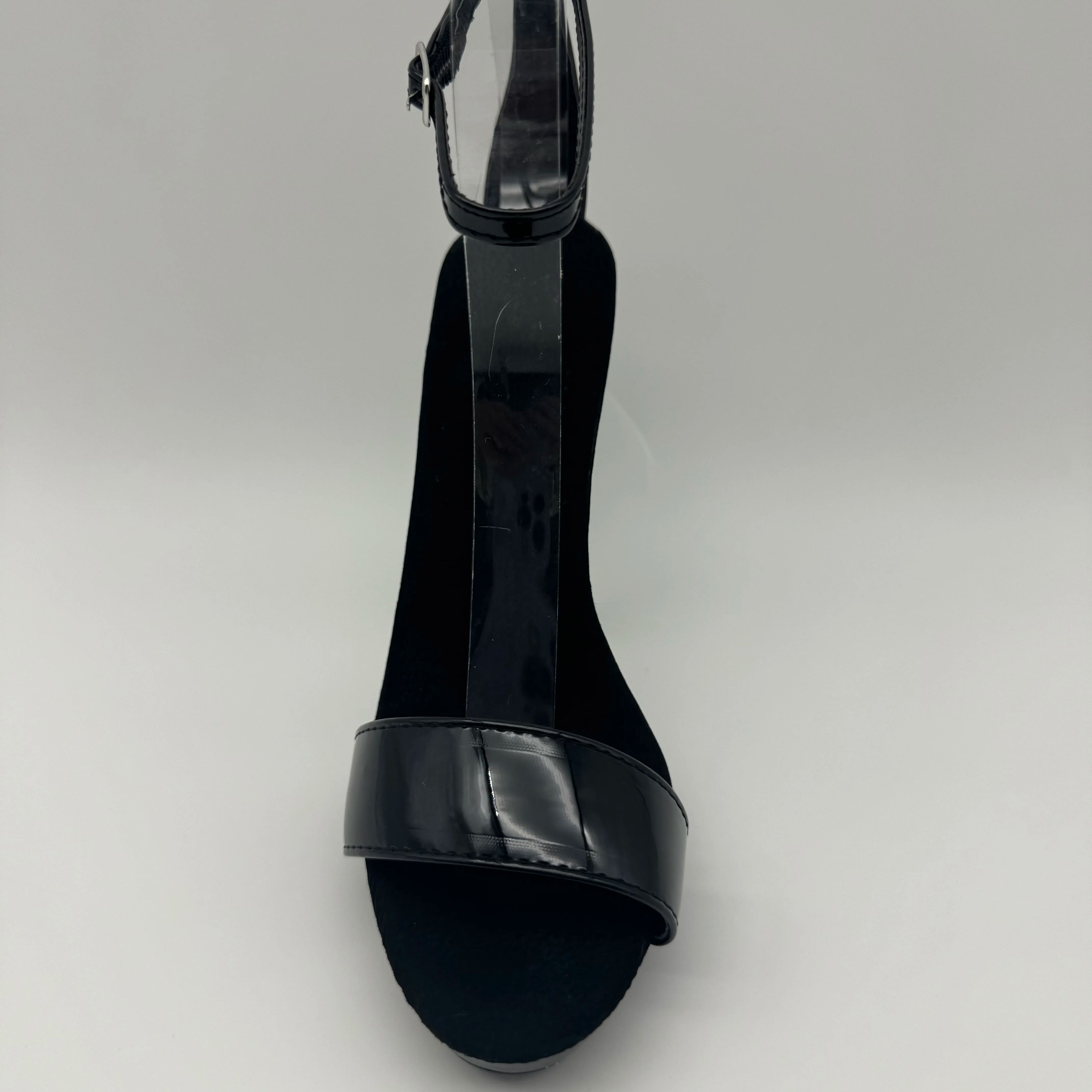 Stiletto Paten Hitam 13cm - Sa - Wide Fit Heels ulasan dan harga