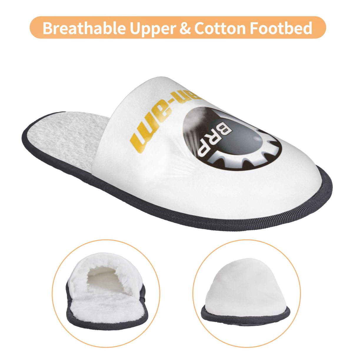 Sandal Rumah Wanita Custom BRP - Women Shoes Logo ulasan dan harga