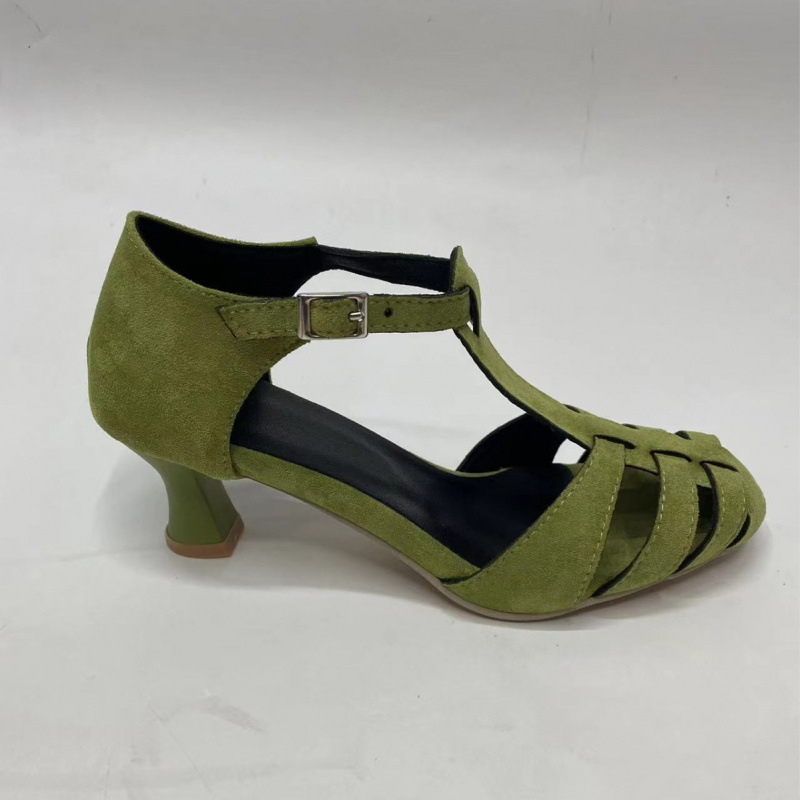 Sandal Wanita Hijau Suede Kitt - Women'S Shoes Popular ulasan dan harga