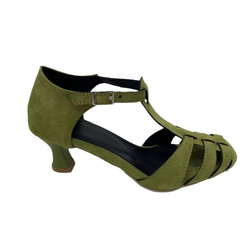 Sandal Wanita Hijau Suede Kitt - Women'S Shoes Popular ulasan dan harga