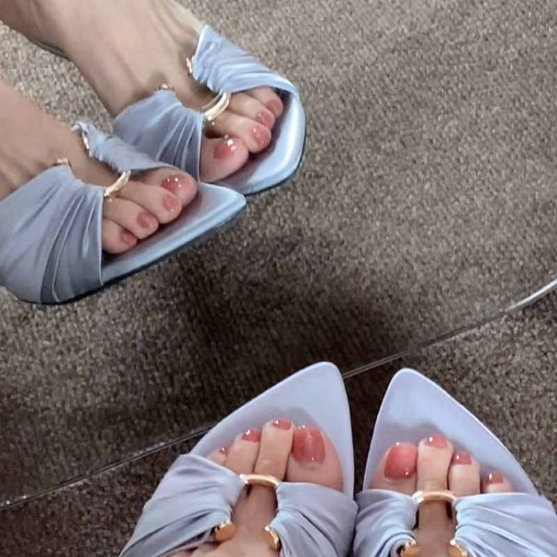 Sandal Wanita Model Terbuka Uj - Wide Fit Heels ulasan dan harga