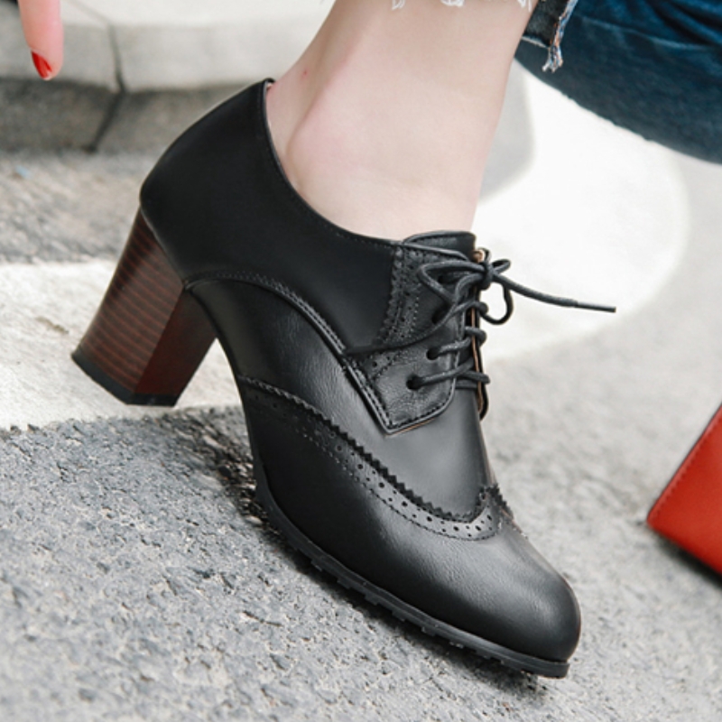 Sepatu pantofel hak tinggi wan - Women'S Shoes Loafers Black ulasan dan harga