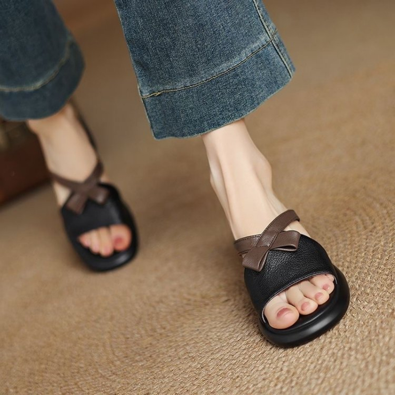 Sandal Wanita Hak Tebal Model  - Women Shoes Mules ulasan dan harga
