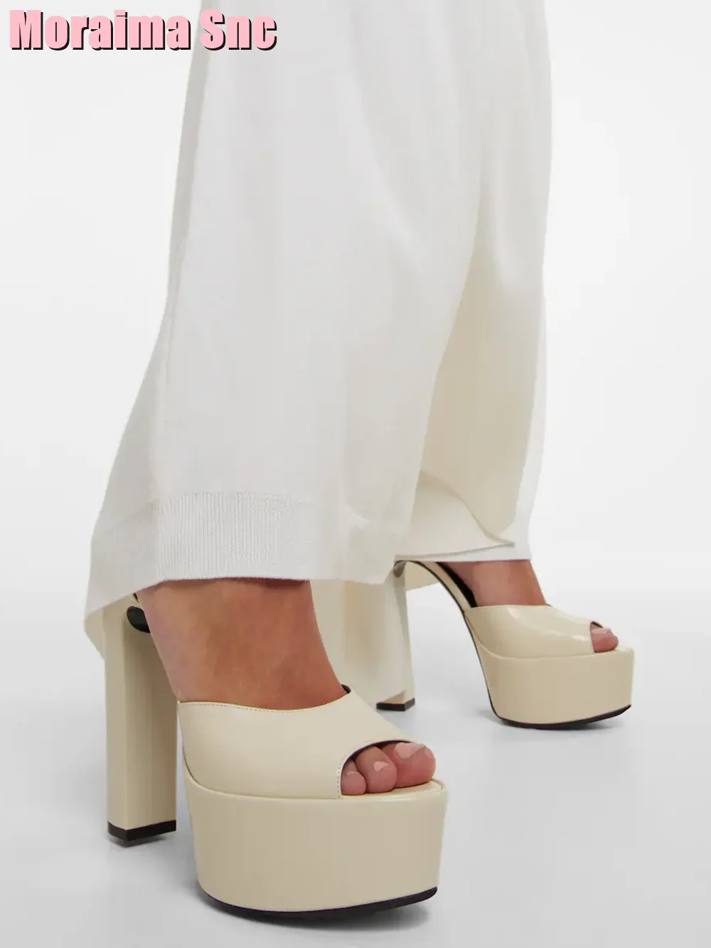 Sepatu wanita seksi tali gespe - Peep Toe Heels ulasan dan harga