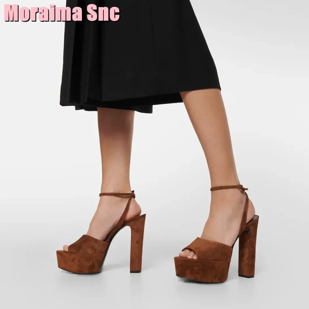 Sepatu wanita seksi tali gespe - Peep Toe Heels ulasan dan harga