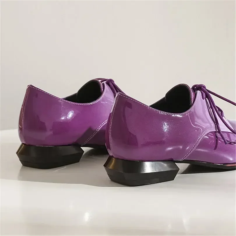 Wanita Inggris Oxford Gradien  - Oxford Lace Up Women ulasan dan harga