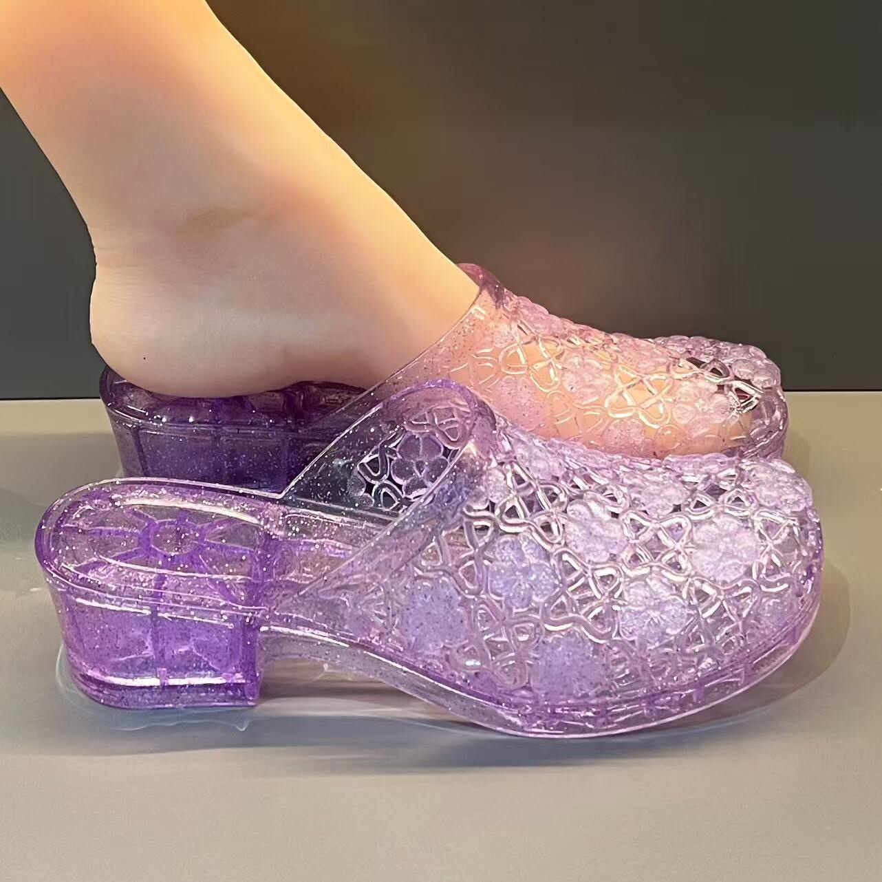 Sandal Wanita Model Cut-out Be - Jelly Sandal Women ulasan dan harga