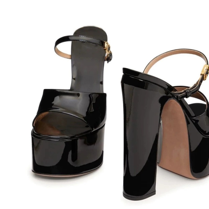 Sandal Wanita Penambah Tinggi  - Peep Toe Heels ulasan dan harga