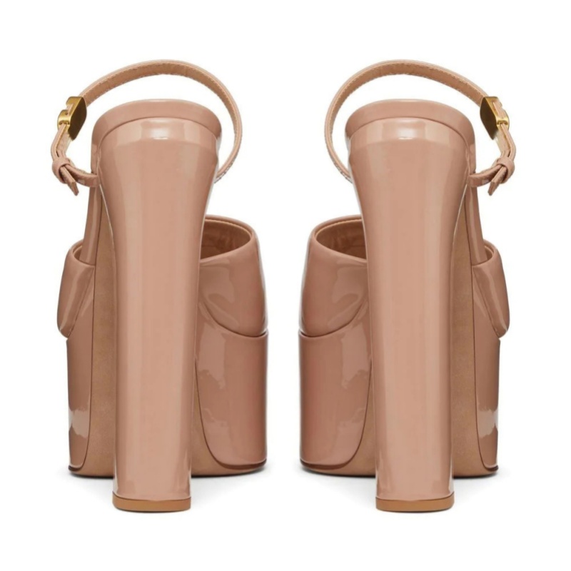 Sandal Wanita Penambah Tinggi  - Peep Toe Heels ulasan dan harga