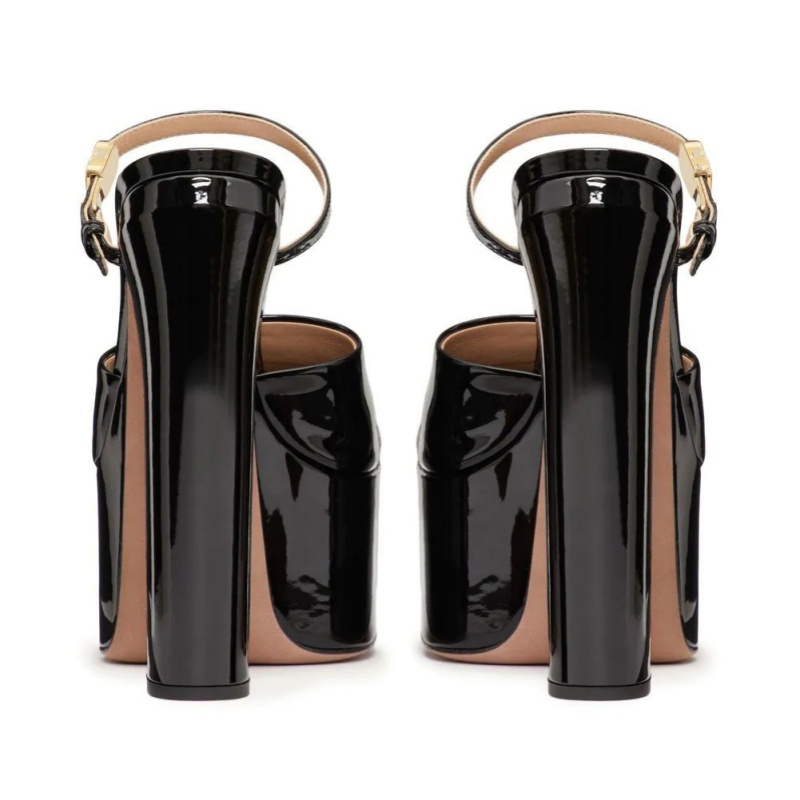 Sandal Wanita Penambah Tinggi  - Peep Toe Heels ulasan dan harga