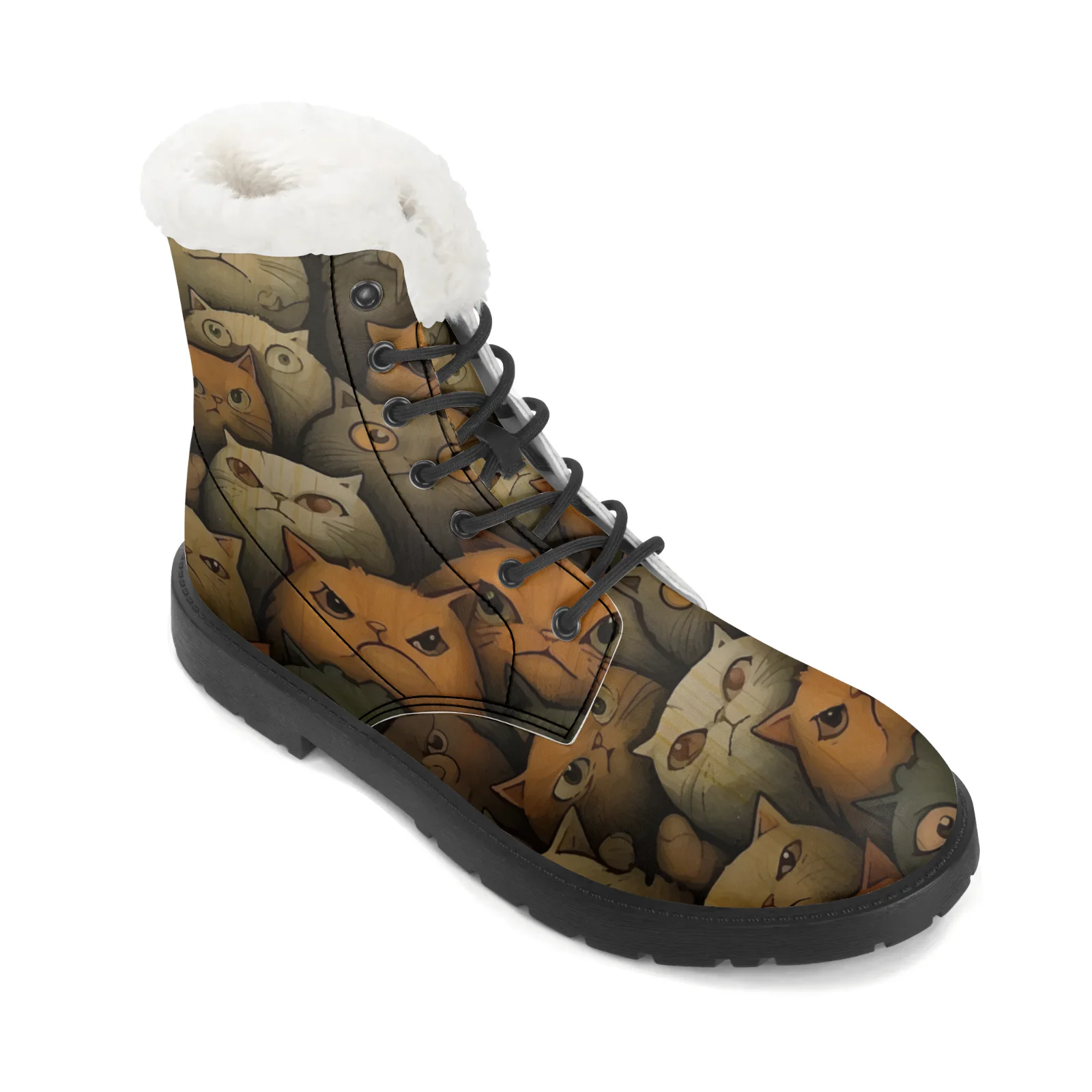 Sepatu Bot Salju Motif Kucing  - Women Shoes Us To Eu ulasan dan harga