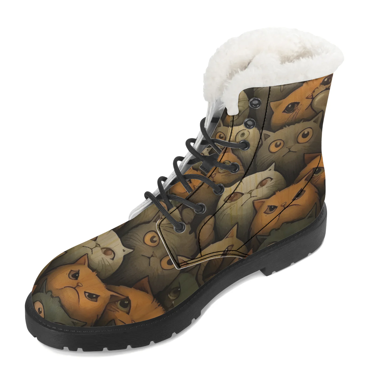 Sepatu Bot Salju Motif Kucing  - Women Shoes Us To Eu ulasan dan harga