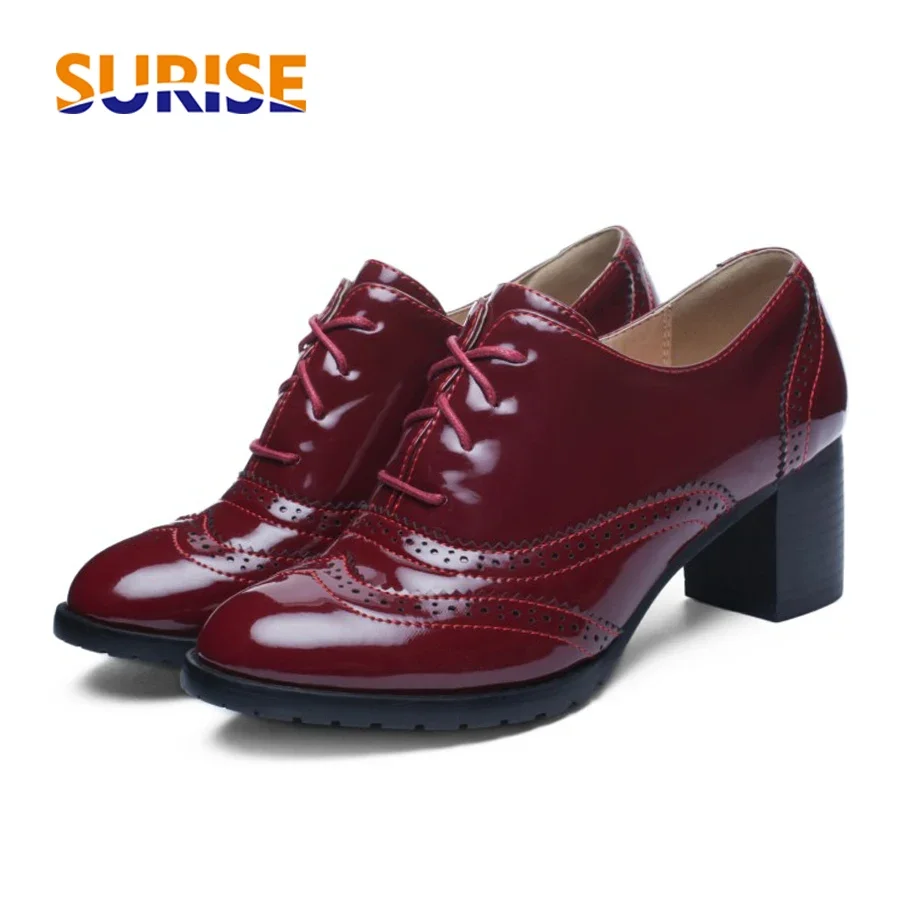 Sepatu pantofel wanita gaya In - Oxford Lace Up Women ulasan dan harga