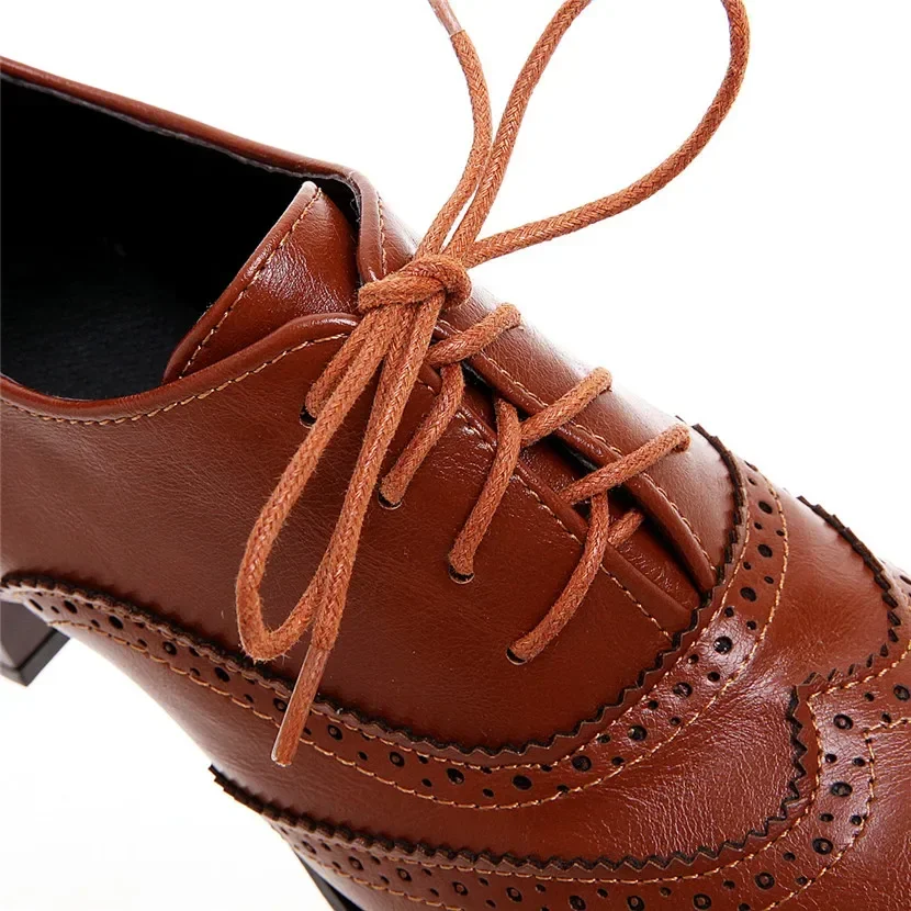 Sepatu Oxford Wanita Inggris H - Oxford Lace Up Women ulasan dan harga