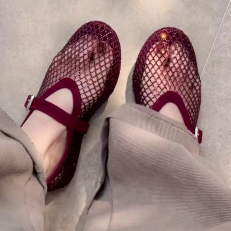 Sandal Baotou Berhias Rhinesto - Women'S Shoes Popular ulasan dan harga
