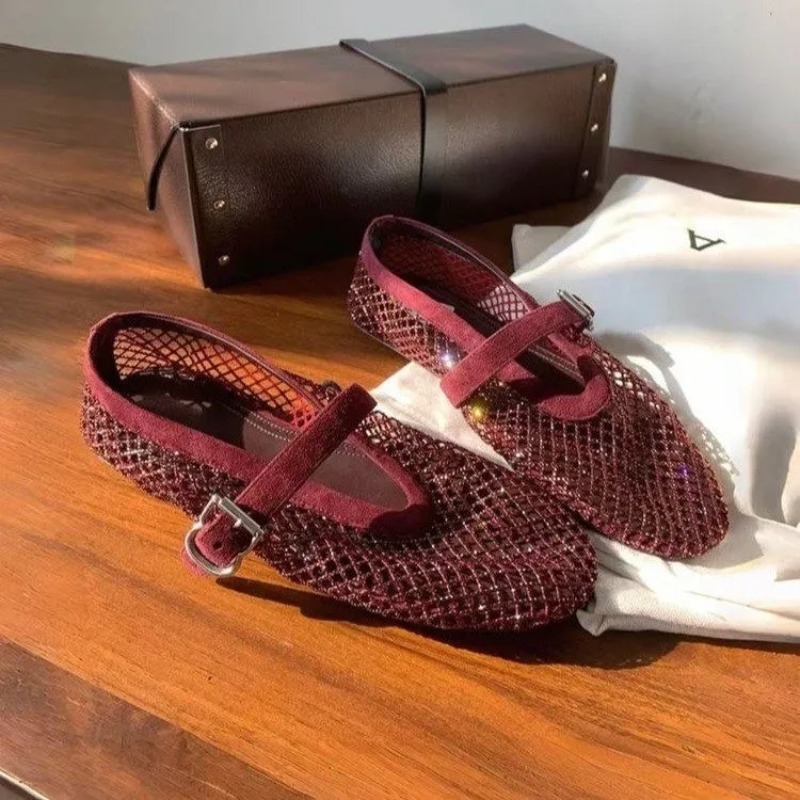Sandal Baotou Berhias Rhinesto - Women'S Shoes Popular ulasan dan harga