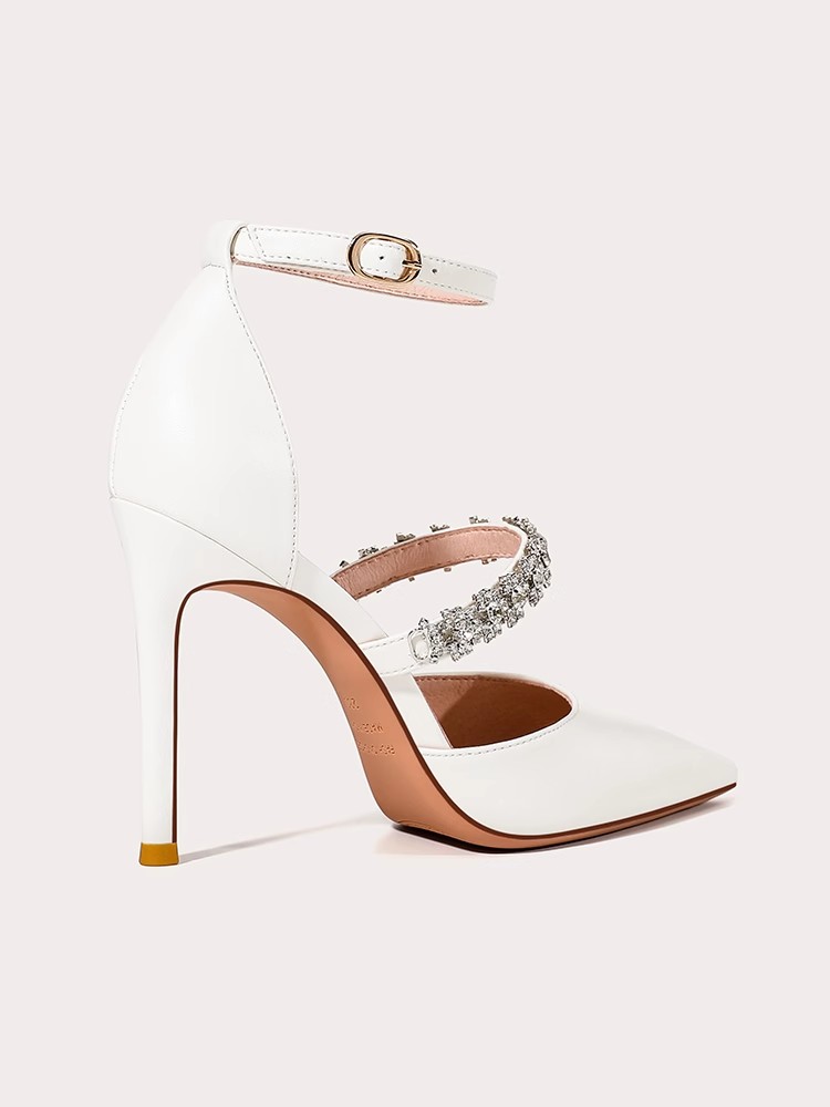 Sepatu Pernikahan Hak Tinggi T - Wide Fit Heels ulasan dan harga