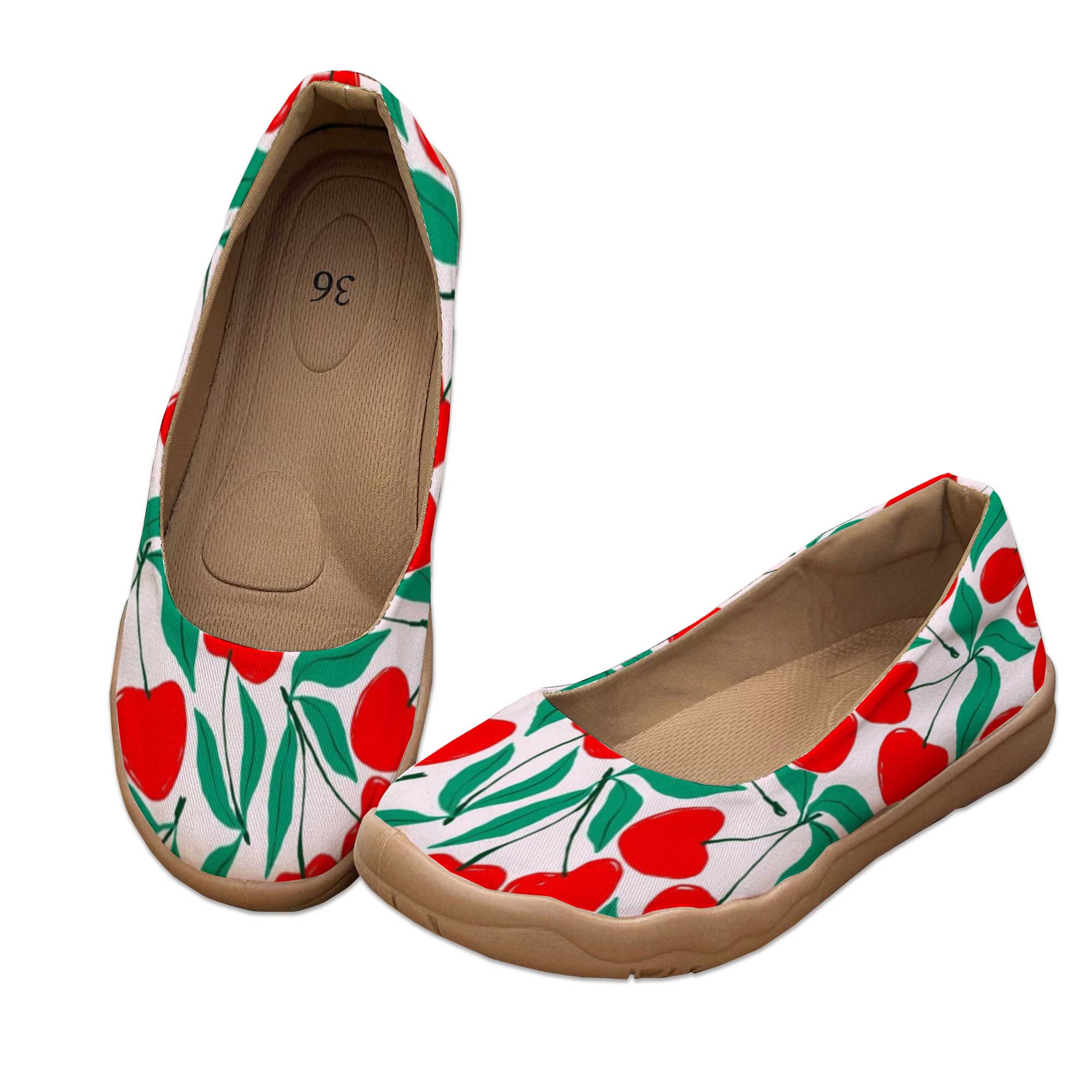 Sepatu Slip-On Warna Ceri Mani - Women'S Shoes For Wide Feet ulasan dan harga