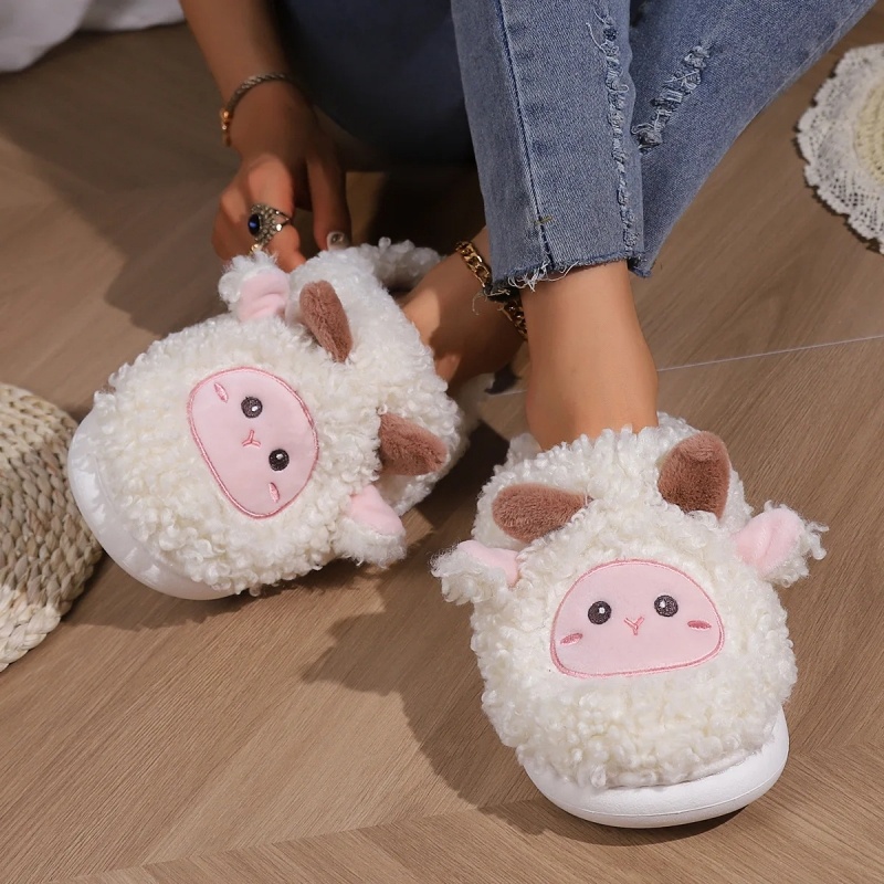 Sandal Rumah Bulu Domba Lucu M - Women Shoes Winter ulasan dan harga