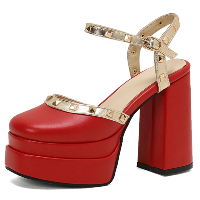 Sepatu Hak Tinggi Mewah Musim  - Square Toe Mule ulasan dan harga
