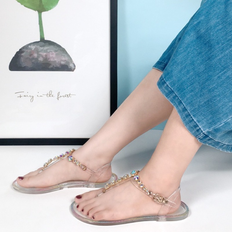 Ukuran 36-42 Sandal Jelly T-Ti - Jelly Sandal Women ulasan dan harga