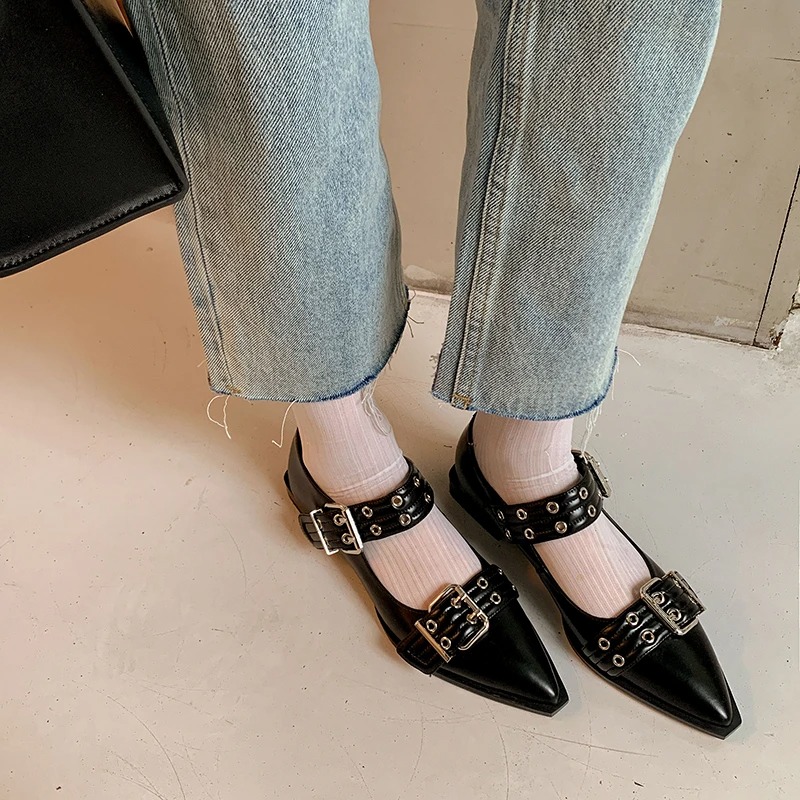 Sepatu Wanita Desainer Mewah H - Square Toe Mule ulasan dan harga