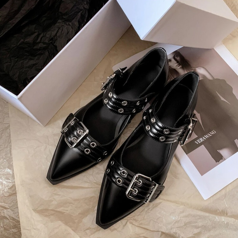 Sepatu Wanita Desainer Mewah H - Square Toe Mule ulasan dan harga