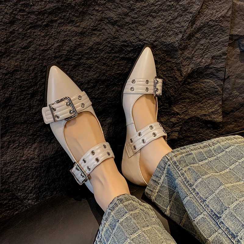 Sepatu Wanita Desainer Mewah H - Square Toe Mule ulasan dan harga