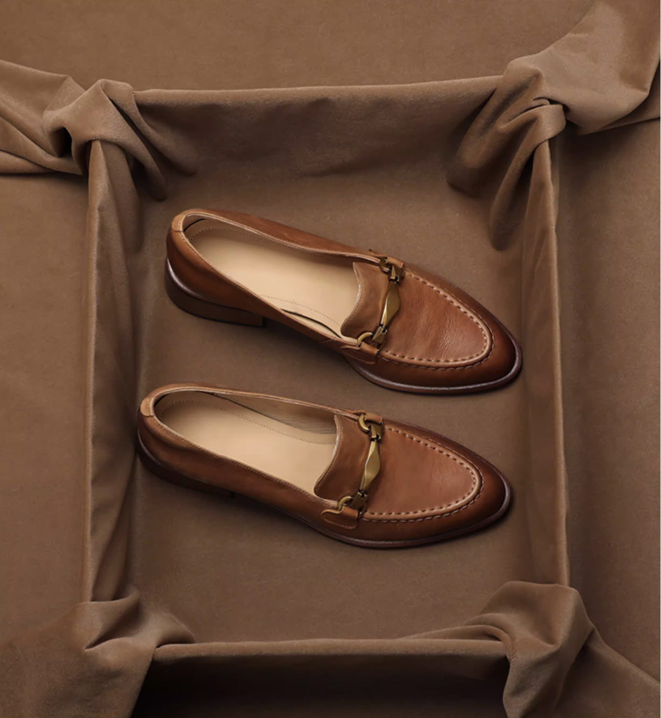 SHOEBOX Sepatu Loafer Kulit As - Peep Toe Heels ulasan dan harga