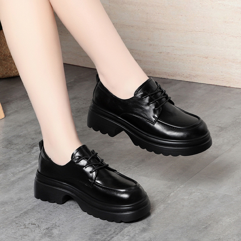 Sepatu Oxford Kulit Lembut Vin - Oxford Lace Up Women ulasan dan harga